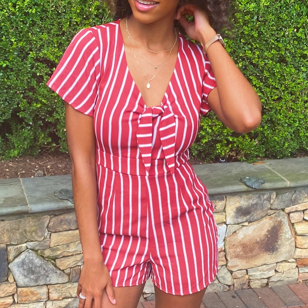 Striped Romper